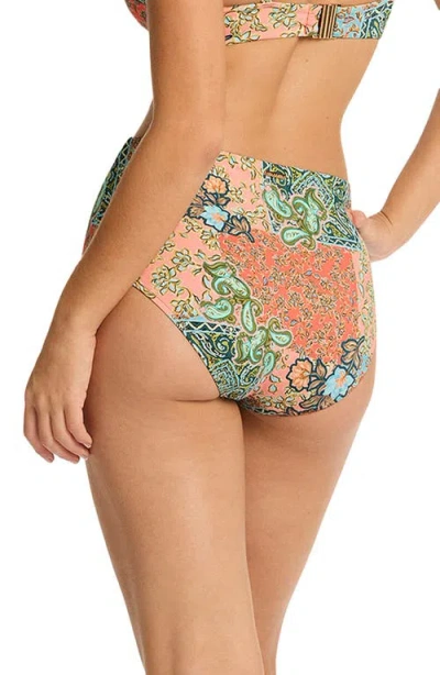 Sea Level Java High Waist Bikini Bottoms In Multi