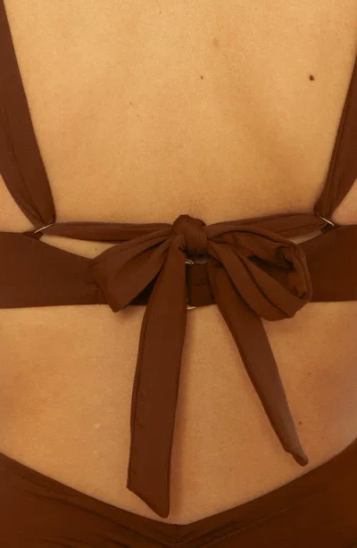 Becca Color Code Underwire Bikini Top In Brown