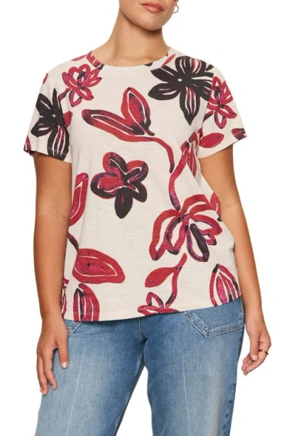 Sanctuary The Perfect Tee In Artist Floral In White