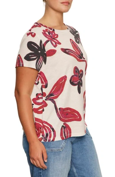 Sanctuary The Perfect Tee In Artist Floral In White