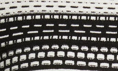 Ming Wang Stripe Knit Top In Multi