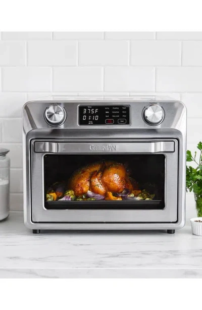 Greenpan Bistro Multifunction 9-in-1 Air Fryer Countertop Oven In Silver