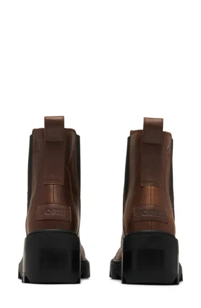 Sorel Joan Now Waterproof Chelsea Boot In Brown