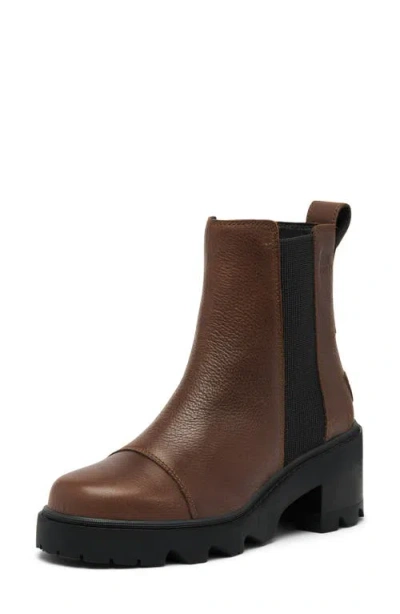 Sorel Joan Now Waterproof Chelsea Boot In Brown
