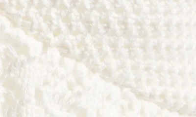 Pacsun Leena Open Stitch Tie Front Cotton Camisole In White