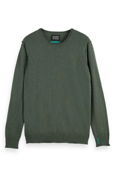 Scotch & Soda Neps Regular Fit Sweater In Green
