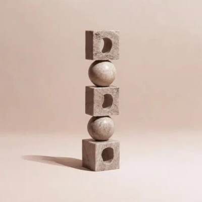 Meso Goods Marble Object By Diego Olivero In Gray