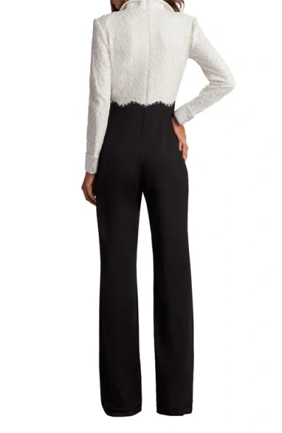 Tadashi Shoji Deacon Collar Jumpsuit In Black