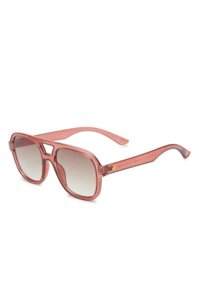 Aire Whirlpool 53mm Aviator Sunglasses In Red