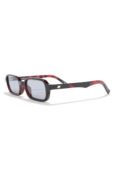Le Specs Pilferer 53mm Rectangular Sunglasses In Red