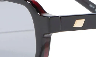 Le Specs Pilferer 53mm Rectangular Sunglasses In Red