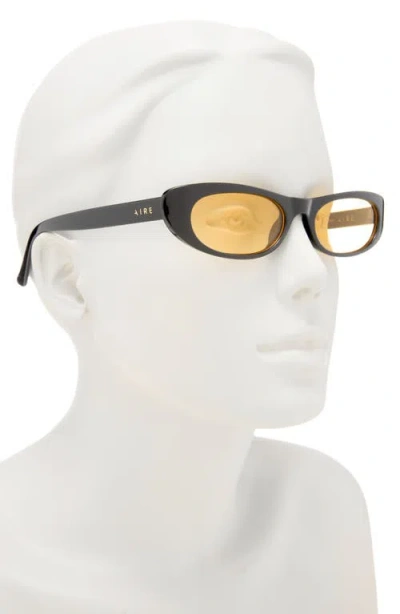 Aire Avior 53mm Cat Eye Sunglasses In Brown