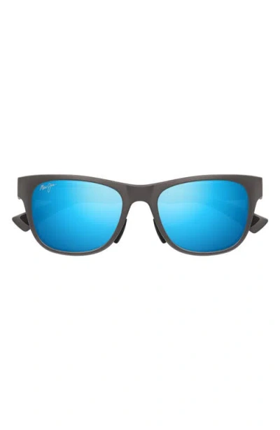 Maui Jim Kapeau 54mm Polarizedplus2® Rectangular Sunglasses In Blue