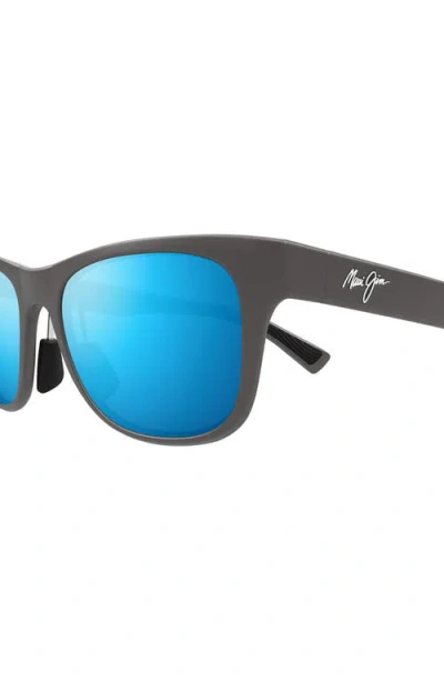 Maui Jim Kapeau 54mm Polarizedplus2® Rectangular Sunglasses In Blue