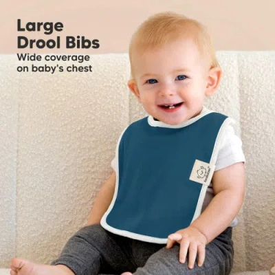 Keababies 8-pack Coast Drool Bibs In Green