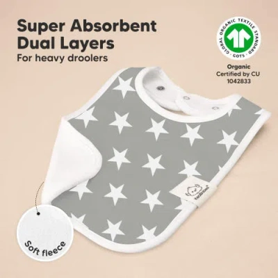 Keababies 8-pack Coast Drool Bibs In Green