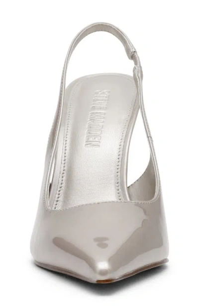 Steve Madden Reyes Pointed Toe Slingback Sandal In White