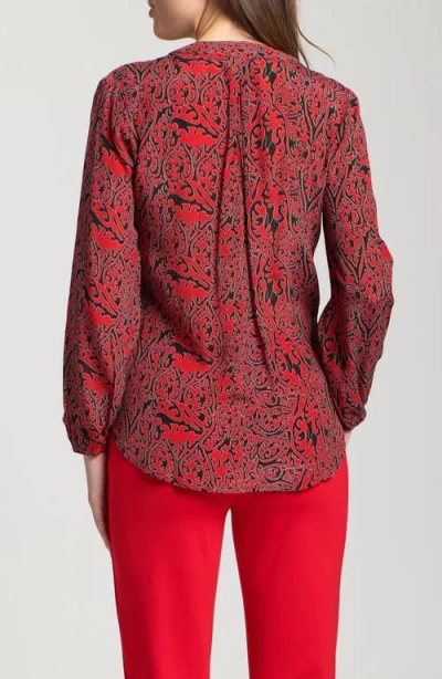 Apny Printed Top In Red