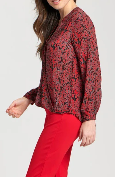 Apny Printed Top In Red