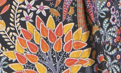 Apny Print Poplin Button-up Shirt In Multi