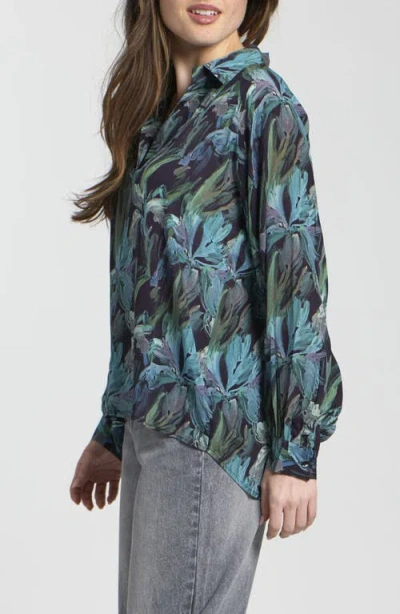 Apny Long Sleeve Shirt In Multi