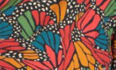 Apny Print Poplin Button-up Shirt In Multi