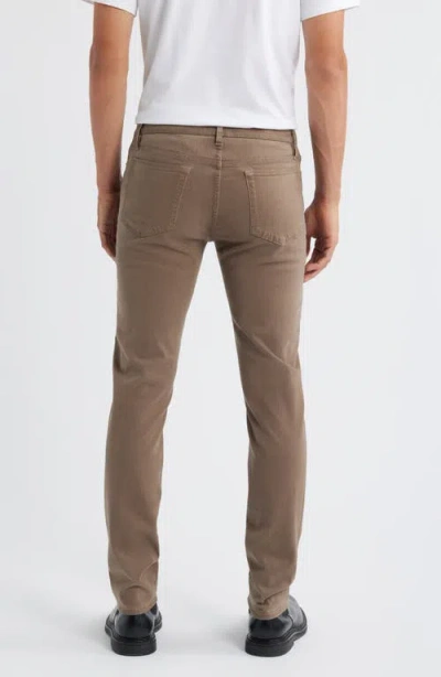 Frame Mens Garage Grime L'homme Slim Tapered-leg Slim-fit Stretch-denim Jeans In Brown