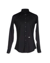Dsquared2 Solid Color Shirt In Black