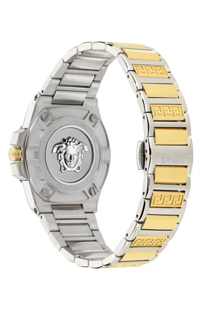Versace Greca Reaction Watch, 38mm In Green