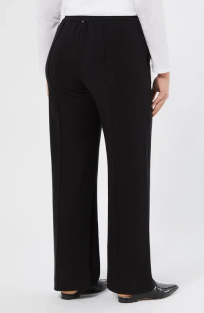 Marina Rinaldi Albore Drawstring Waist Jersey Pants In Black