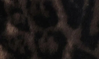 Apparis Brenn Faux Fur Accent Pillow In Animal Print