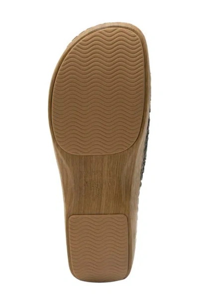 Alegria By Pg Lite Oona Platform Slide Sandal In Black