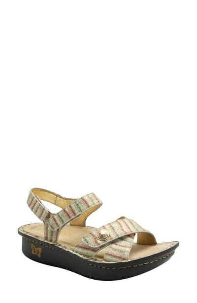 Alegria By Pg Lite Kelsi Spumoni Slingbac Platform Wedge Sandal In Multi