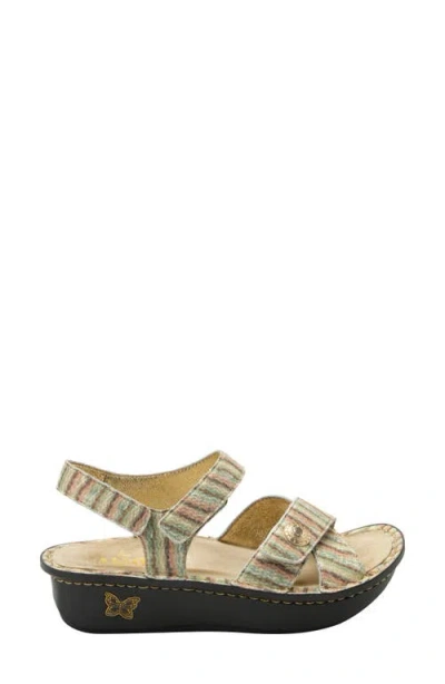 Alegria By Pg Lite Kelsi Spumoni Slingbac Platform Wedge Sandal In Multi