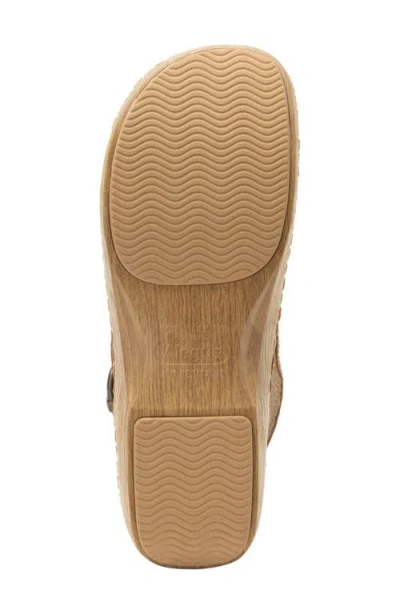 Alegria By Pg Lite Olie Slingback Platform Clog In Brown