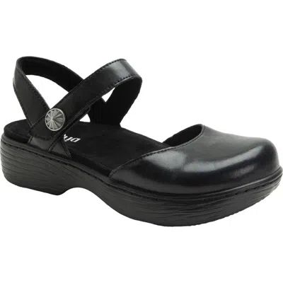 Alegria By Pg Lite Opal Ankle Strap Platform Clog In Black