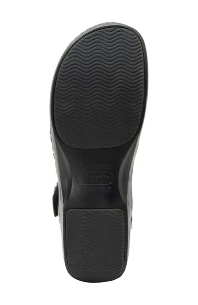 Alegria By Pg Lite Opal Ankle Strap Platform Clog In Black