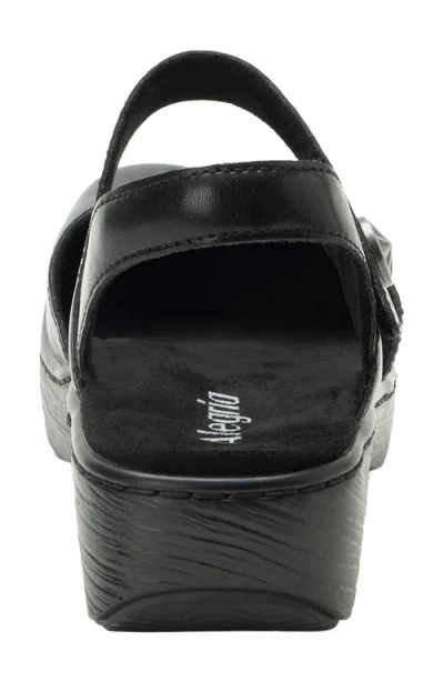 Alegria By Pg Lite Opal Ankle Strap Platform Clog In Black