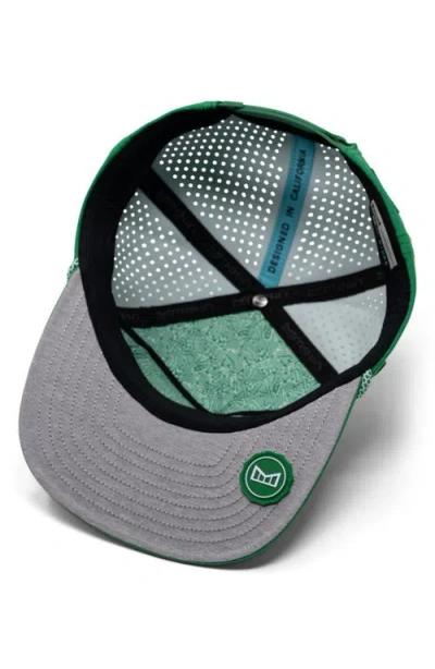 Melin Coronado Brick Hydro Performance Snapback Hat In Green
