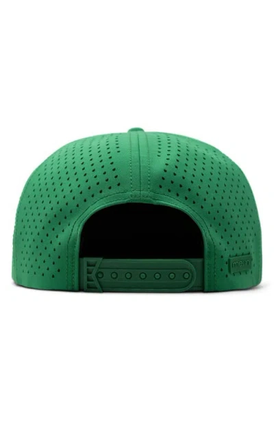 Melin Coronado Brick Hydro Performance Snapback Hat In Green