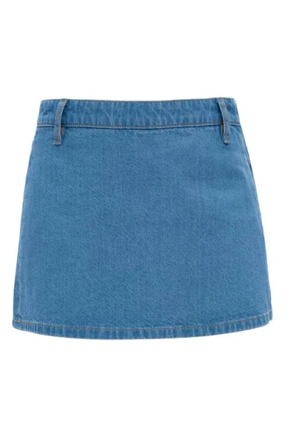 Bayeas Denim Miniskirt In Blue