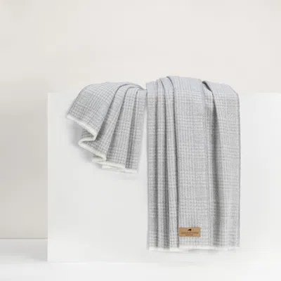 Lands Downunder Sutton Plaid Throw In Gray