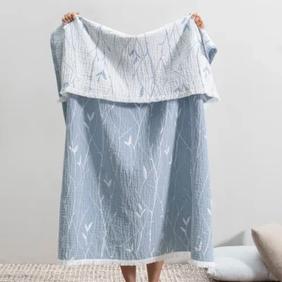 Lands Downunder Willow Throw In Blue