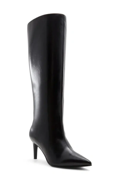 Call It Spring By Aldo Rhodde Pointed Toe Knee High Boot In Black