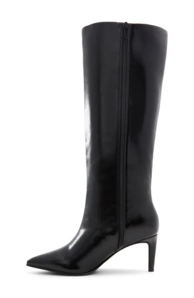 Call It Spring By Aldo Rhodde Pointed Toe Knee High Boot In Black