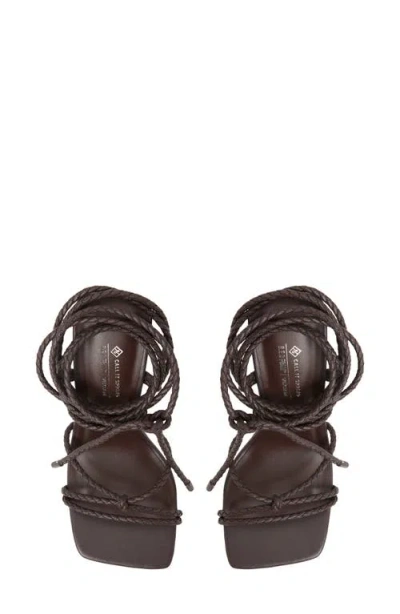 Call It Spring By Aldo Adriaana Ankle Wrap Sandal In Brown