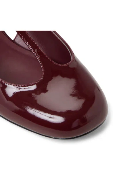 Call It Spring By Aldo Tiiana Slingback T-strap Pump In Burgundy
