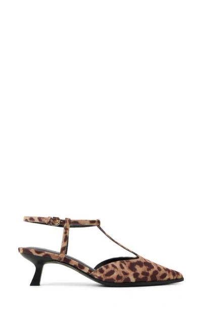 Call It Spring By Aldo Talaa Ankle Strap Pointed Toe Kitten Heel Pump In Brown