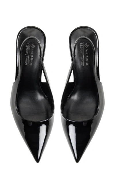 Call It Spring By Aldo Sollenne Slingback Pointed Toe Pump In Black