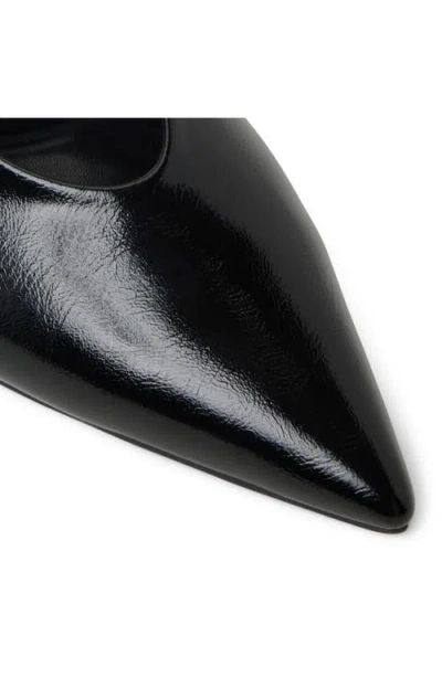 Call It Spring By Aldo Monett Slingback Pointed Toe Kitten Heel Pump In Black